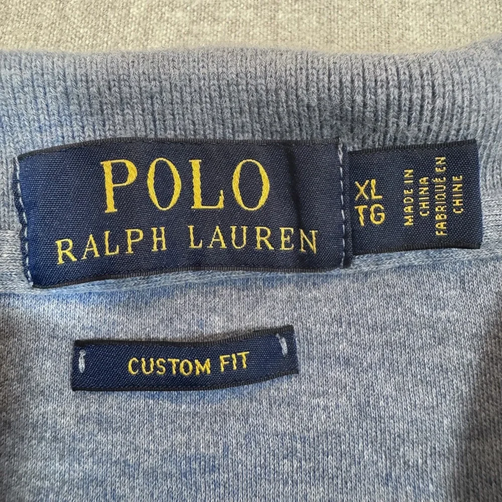 Polo Ralph Lauren‎ Shirt Mens XL Blue Custom Fit Pink Pony Classic Cotton